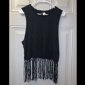 Fringe Crop Top